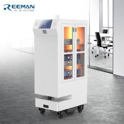 Робот-курьер с автоматическим управлением и человекоподобным экраном (арт. 25-11071354)