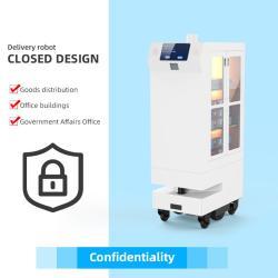Доставочный робот для умного мобильного сервиса в гостинице, офисе, больнице (арт. 25-11071356)