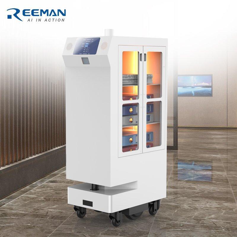 Автономный робот для доставки еды в ресторан или отель (арт. 25-11071357)