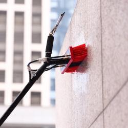 Щетка для чистки солнечных панелей с щеткой и скребком Zhenda для дома и коммерческого использования (арт. 25-1407911)