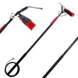 Щетка для чистки солнечных панелей с щеткой и скребком Zhenda для дома и коммерческого использования (арт. 25-1407911)