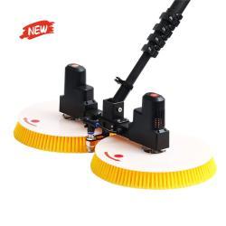 Машина для чистки солнечных панелей с двумя вращающимися щетками и портативной литиевой батареей (арт. 25-1407961)