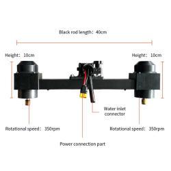 Электрическая машина для чистки солнечных панелей с двойной вращающейся головкой и щеткой (арт. 25-1407985)