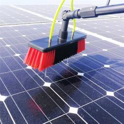 Щетка для мойки окон с алюминиевым телескопическим стержнем и системой подачи чистой воды (арт. 25-1408011)