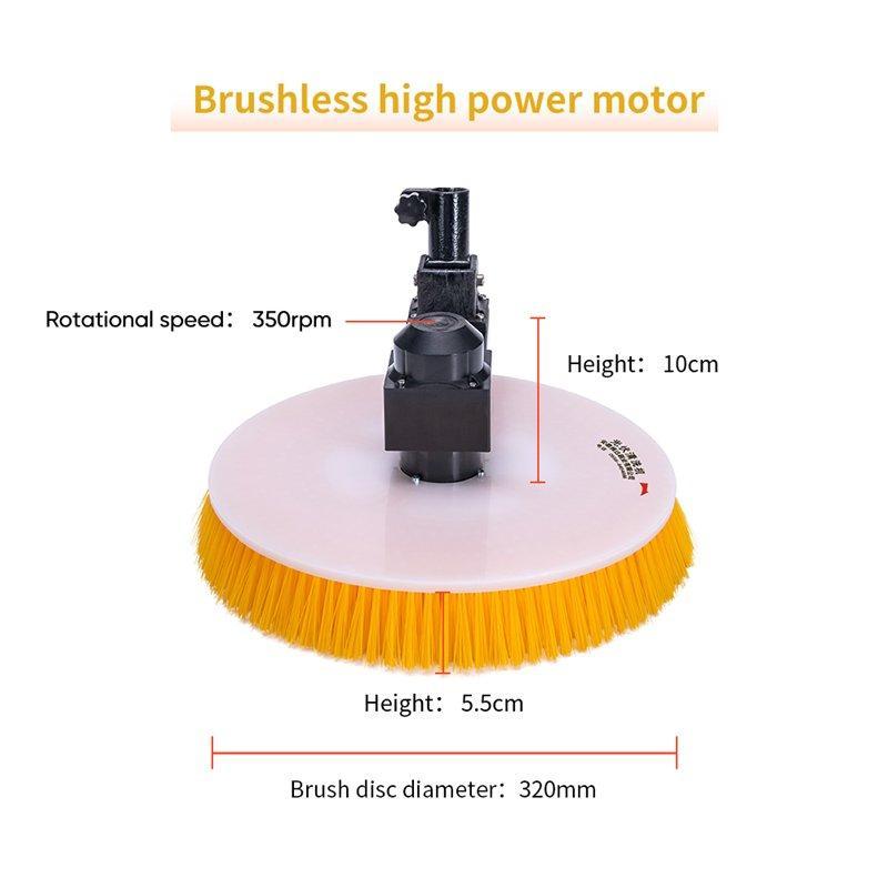 Щетка для очистки солнечных панелей с мягкими щетинами для ухода за ПВ-панелями (арт. 25-1408027)