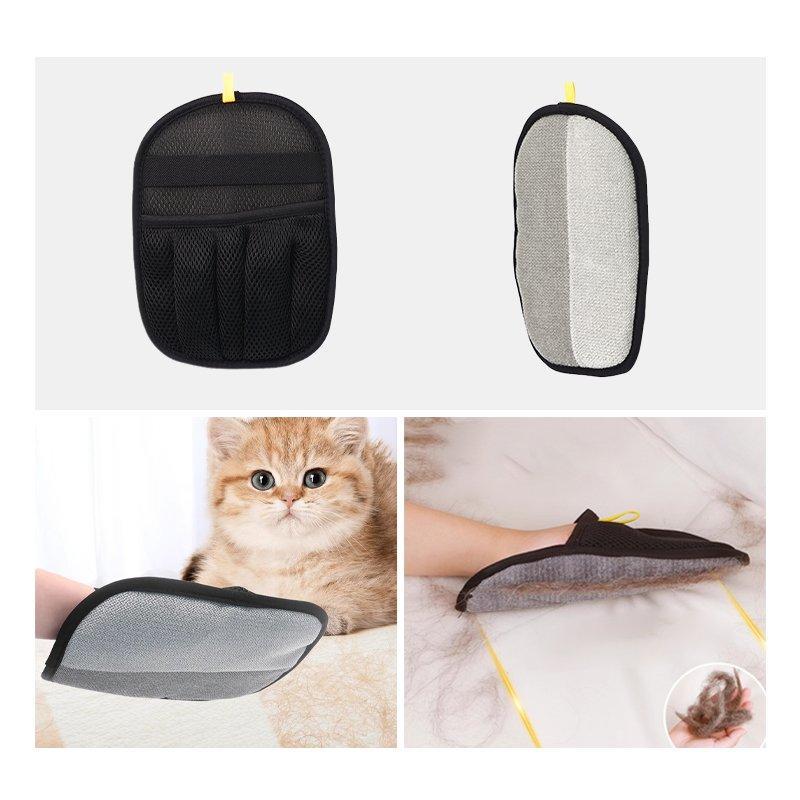 Перчатки для удаления шерсти домашних животных с мебели и ковров (арт. 25-1408041)