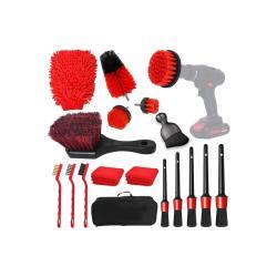 Набор щеток для колес автомобиля с мягкими щетинами для безопасной и тщательной чистки углов (арт. 25-1408071)