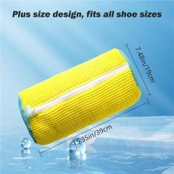 Сумка для чистки обуви Zhenda с мягким ворсом и молнией (арт. 25-1408112)