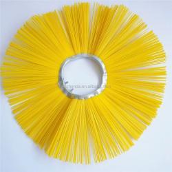 Снегоочиститель уличный с щеткой из желтого вафельного материала Zhenda PP (арт. 25-1408128)