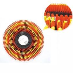 Щетка для уборки пола из ПП с нейлоновым диском и боковыми щетками для дорожных метел (арт. 25-1408277)