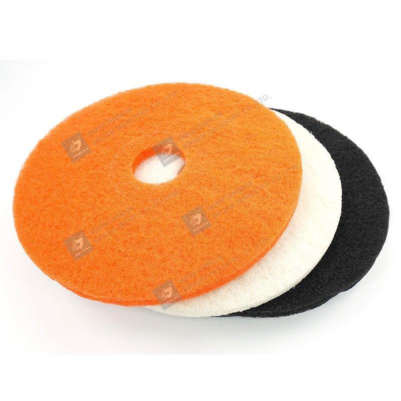 Полировальные накладки для полировки и чистки пола желтого цвета средней жесткости (арт. 25-1408290)