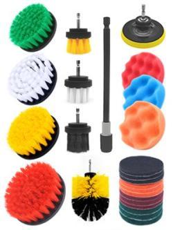 Набор щеток для уборки плитки, раковины, ванны, ковров, кухни и автомобиля (арт. 25-1408328)