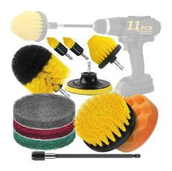 Набор насадок для дрели с щетками, губками и скребками для чистки автомобиля (арт. 25-1408360)