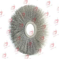 Щетка колесная из гальванизированной стали с латунной проволокой для дисков 3/4/5 дюйма (арт. 25-1408405)