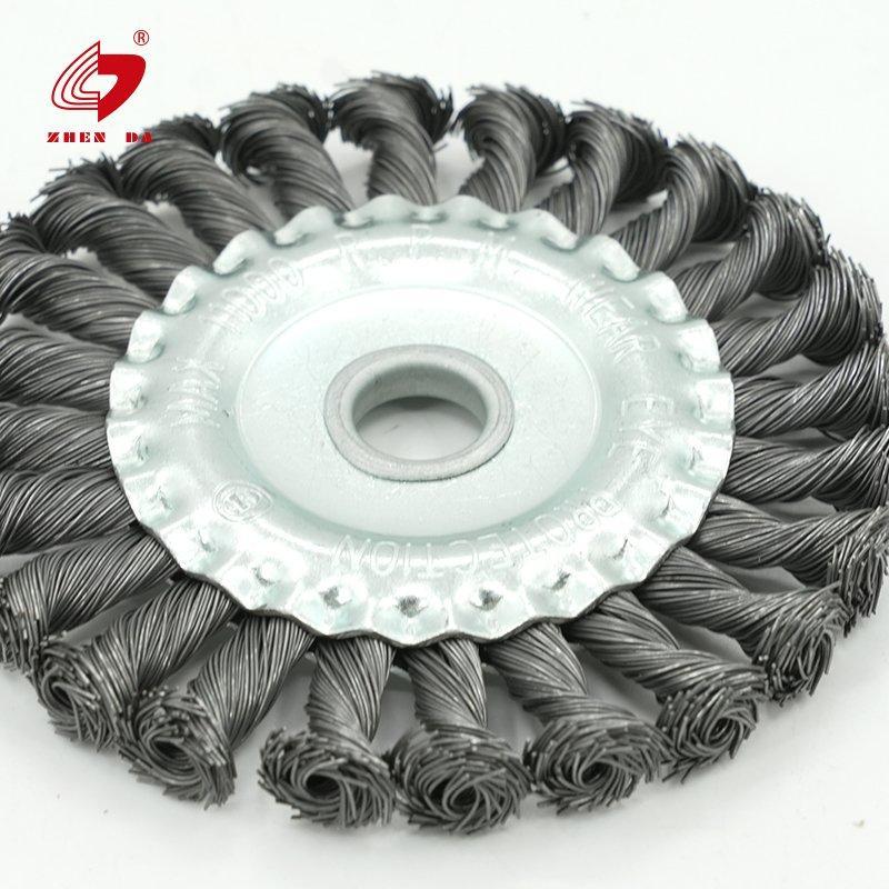 Щетка для чистки стальных поверхностей с витыми узлами (арт. 25-1408415)