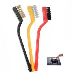 Набор щеток для чистки металла с латунной проволокой и нейлоновыми щетками (арт. 25-1408450)