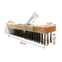 Щетка для уборки пола с нержавеющей стальной проволокой (арт. 25-1408530)