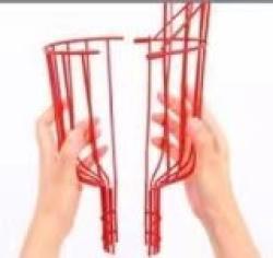 Фруктосборник на выдвижной штанге для яблок, апельсинов, груш и манго с корзиной (арт. 25-1408538)