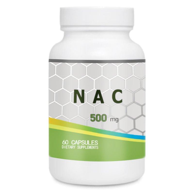 Капсулы N-Acetyl L-Cysteine (NAC) 1000мг 600мг (арт. 25-17072223)