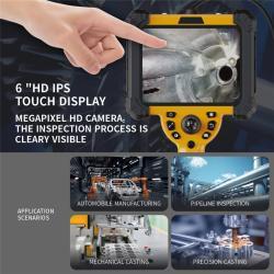 Эндоскоп камера HD с экраном 6", IP67, 360° поворот (арт. 25-30071734)