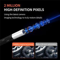 Миниэндоскоп HD 1080P с широкоугольной камерой 6мм H.265 SD-карта для инспекции труб (арт. 25-30071749)