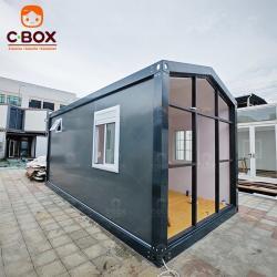 Дом контейнерный с плоской крышей и хорошим дренажом для кемпинга и гостиниц (арт. 25-30072069)