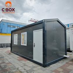 Дом контейнерный с плоской крышей и хорошим дренажом для кемпинга и гостиниц (арт. 25-30072069)
