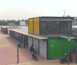 Контейнерный дом 2-этажный для офиса, легкий монтаж (арт. 25-30072075)