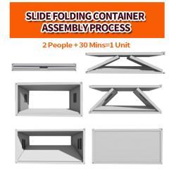 Контейнер дом складной с зигзагообразным складом (арт. 25-30072131)