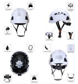 Каска защитная строительная из ABS для безопасности (арт. 25-5080069)