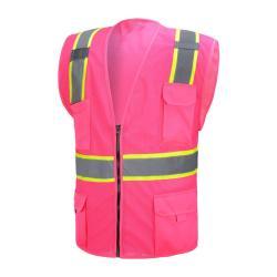 Жилет сигнальный унисекс с отражающими полосами 120г (арт. 25-5080081)