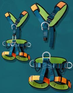 Страховочная привязь промышленная 22KN с пенными накладками (арт. 25-5080160)