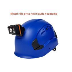 Каска защитная строительная ABS синий-белый ANSI Z89.1 (арт. 25-5080212)