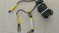 Страховочная система с амортизатором и тросом 25ft для высотных работ (арт. 25-5080294)