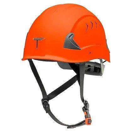 Каска защитная синяя с визором и ремешком без полей (арт. 25-5080368)