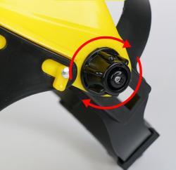 Щиток защитный съемный для сада и газона прозрачный (арт. 25-5080402)