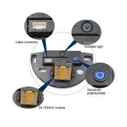 Датчик микроволновый антиинтерференционный для стеклянных дверей (арт. 25-5080646)