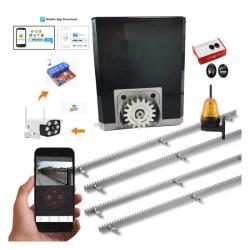 Привод для откатных ворот автоматический с WiFi камерой 500KG (арт. 25-5080824)