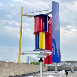 Ветрогенератор вертикальный 1-10кВт 24-380В для разных напряжений (арт. 25-5080990)