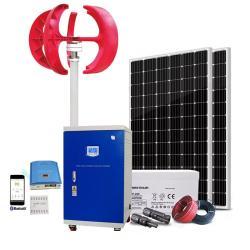 Генератор энергии ветросолнечный 1кВт для дома без затрат (арт. 25-5081091)