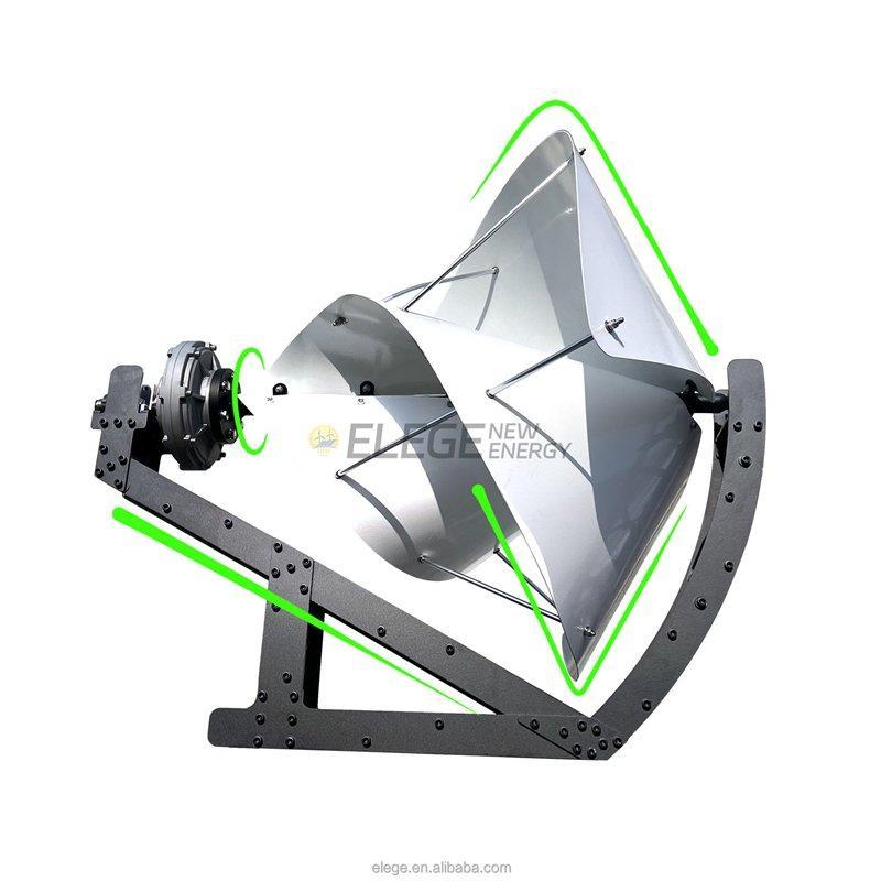 Ветрогенератор малошумный 12V 24V 48V 1-2кВт для дома и авто (арт. 25-5081120)