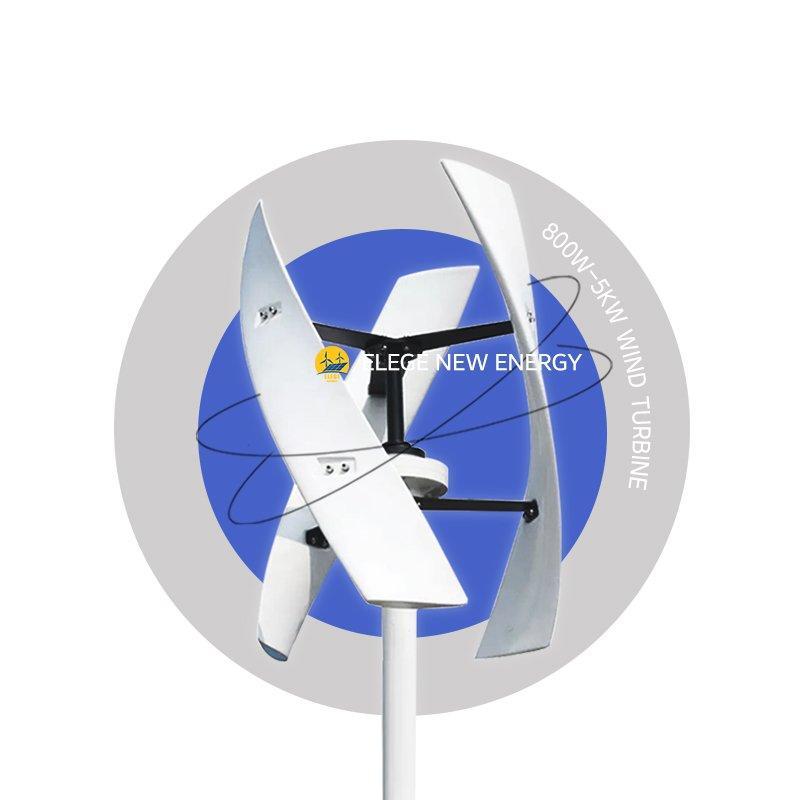 Генератор ветровой вертикальный 1000-2000W 12-48V с барабаном (арт. 25-5081234)