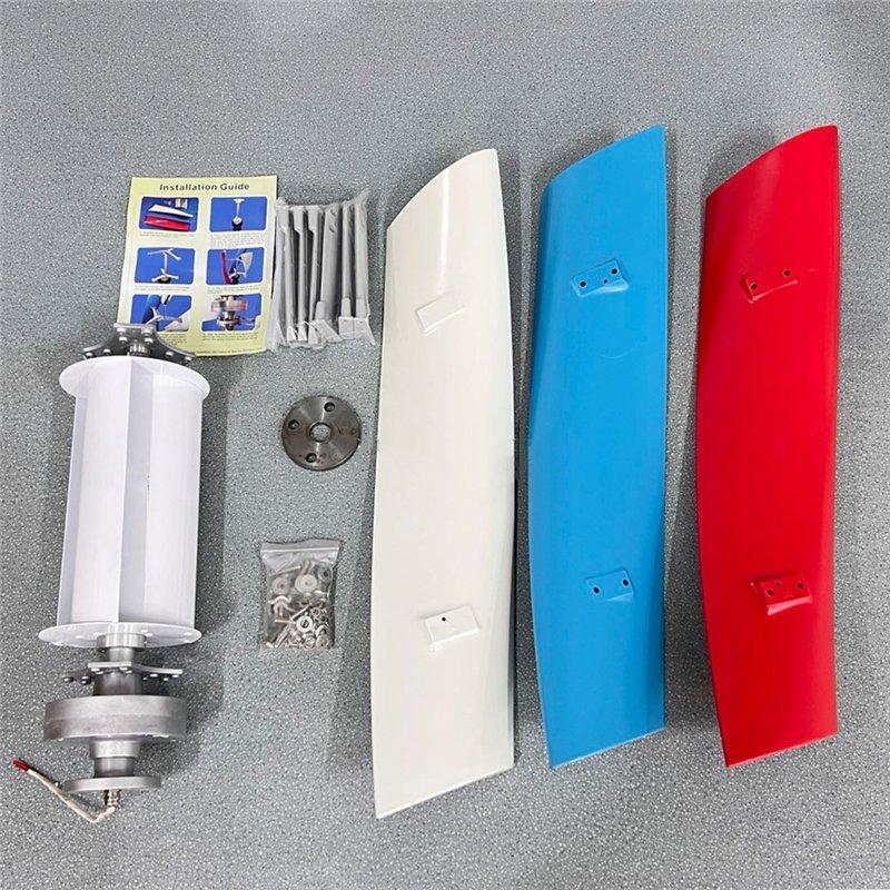 Генератор ветряной вертикальный малошумный 1кВт 24В для дома (арт. 25-5081268)