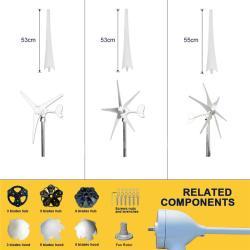 Ветрогенератор мини 3 кВт с солнечной панелью и инвертором (арт. 25-5081299)