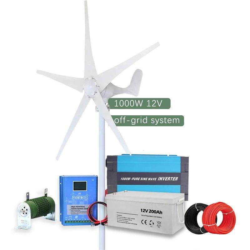 Ветрогенератор 1KW автономный для дома система энергии (арт. 25-5081350)