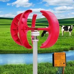 Ветрогенератор вертикальный 1000W 12V для дома с магнитом (арт. 25-5081387)