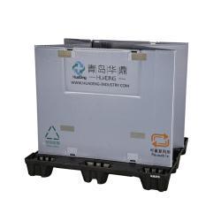 Ящик пластиковый складной штабелируемый с поддоном для авто (арт. 25-5081442)