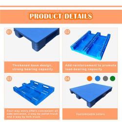 Паллет пластиковый HDPE усиленный 4-сторонний 1.5T (арт. 25-5081500)