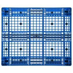 Паллет пластиковый усиленный синий 4-сторонний стандартный (арт. 25-5081516)