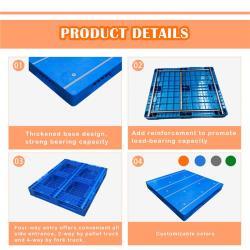 Поддон пластиковый промышленный 1200x1000x150 мм с 6 полозьями (арт. 25-5081548)